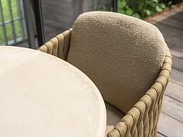 4 Seasons Outdoor Molina dining set met Colorado eettafel Amber