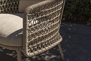 4 Seasons Outdoor Puccini dining set met Noah eettafel Teak - Niet meer leverbaar
