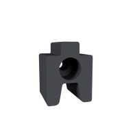 NewTechWood aluminium frameset t.b.v. reguliere schermplanken, zwart.*