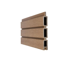 NewTechWood co-extrusie composiet Triple Rhombus schermplank, 2,1 x 15 x 180 cm, Teak.* VERWACHT WEE