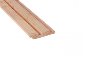 Douglas geschaafd rhombusprofiel 2,7 x 14,5 x 300 cm, onbehandeld.*