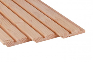 Douglas geschaafd rhombusprofiel 2,7 x 14,5 x 500 cm, onbehandeld.*