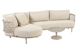 Sardinia loungeset met Boaz loungetafel Latte | 4 Seasons Outdoor