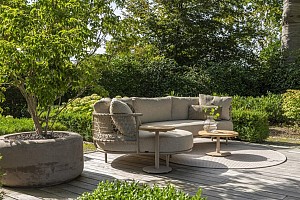 Sardinia loungeset met Boaz loungetafel Latte | 4 Seasons Outdoor