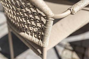 Taste by 4 Seasons Outdoor Barista dining set met Sarah eettafel rond Ø 120cm Terre