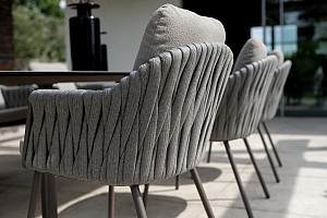 Taste by 4 Seasons Outdoor Cannes dining set met Prado eettafel organisch Terre - Niet meer leverbaa