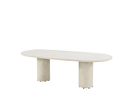 4 Seasons Outdoor Hampton eettafel ovaal 240x105cm verwacht medio mei