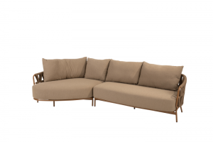 4 Seasons Outdoor Biarritz loungebank met chaise longue Amber