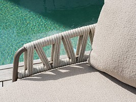 Taste by 4 Seasons Outdoor Calma loungebank met chaise longue Terre