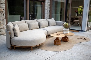 Safina loungebank met chaise lounge Amber | 4 Seasons Outdoor