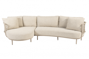 Sardinia loungebank met chaise lounge Latte | 4 Seasons Outdoor