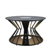 Cosilumia round black ø 70 x 41 cm