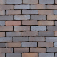 Gebakken waalformaat 20x5x8 cm Auxerre onbezand getrommeld