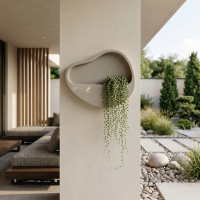 $ Ornamento 400 x 350 x 80 mm (L x B x H) - Gray