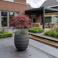 $ Lussuria Lungo 550 x 550 x 680 mm (L x B x H) - diameter Ø410 mm - Dark