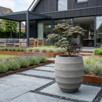 $ Lussuria Lungo 740 x 740 x 920 mm (L x B x H) - diameter Ø545 mm - Gray