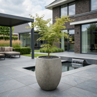 $ Tedesco Lungo 740 x 740 x 920 mm (L x B x H) - diameter Ø545 mm - Betongrijs
