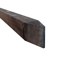 AV Hardhouten paal geschaafd, gepunt 6,8 x 6,8 x 250 cm