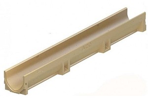 Euroline goot, L=1000mm zonder rooster