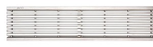 Langstaafrooster RVS 100cm