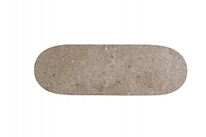 4 Seasons Outdoor Plancha dienblad sabbia panna ovaal 75 x 25 cm