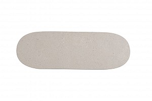 4 Seasons Outdoor Plancha dienblad oyster ovaal 75 x 25 cm