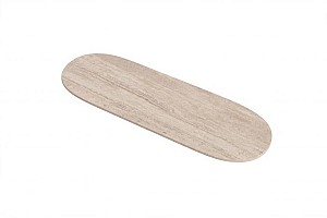 4 Seasons Outdoor Plancha dienblad travertin ovaal 75 x 25 cm