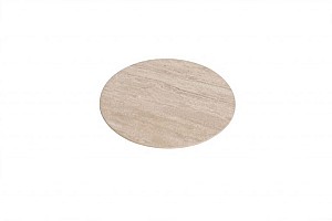 4 Seasons Outdoor Plancha dienblad travertin rond 52 cm Ø