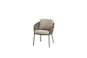 Vera dining stoel mocca incl. 2 kussens | 4 Seasons Outdoor