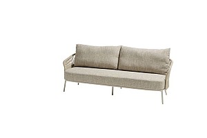 4 Seasons Outdoor Corfu 3-zits lounge bank linen incl. 3 kussens