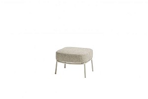 4 Seasons Outdoor Corfu voetenbank linen incl. kussen