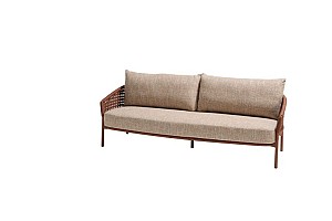 4 Seasons Outdoor Cala 3-zits lounge bank spicy incl. 3 kussens