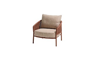 4 Seasons Outdoor Cala lounge stoel spicy incl. 2 kussens