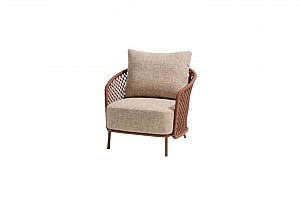 4 Seasons Outdoor Vista lounge stoel spicy incl. 2 kussens