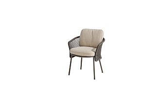 4 Seasons Outdoor Tobego dining stoel terre incl. 2 kussens