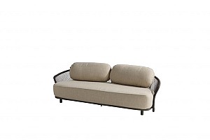 4 Seasons Outdoor Tobego 3-zits lounge bank terre incl. 3 kussens