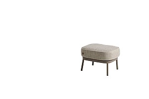 4 Seasons Outdoor Vento voetenbank mocca incl. kussen