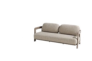4 Seasons Outdoor Oasis 3-zits lounge bank mocca incl. 3 kussens