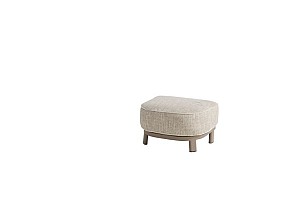 4 Seasons Outdoor Oasis voetenbank mocca incl. kussen