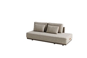 Metropolitan modulaire 2.5-zits lounge bank mocca, open uiteinde links/rechts incl. 5 kussens | 4 Se