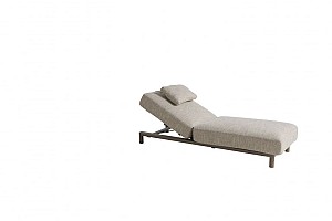 4 Seasons Outdoor Madeira ligbed mocca incl. kussen en hoofdsteun