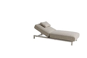 4 Seasons Outdoor Madeira ligbed linen incl. kussen en hoofdsteun
