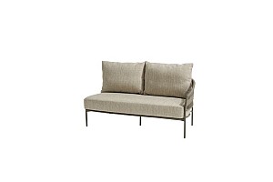 Taste by 4 Seasons Outdoor Campo modulaire 2-zits lounge bank terre, armleuning links incl. 3 kussen