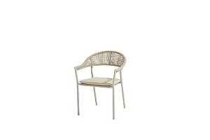 Taste by 4 Seasons Outdoor Sienna stapelbare dining stoel linen incl. kussen