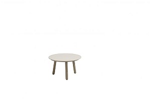 Taste by 4 Seasons Outdoor Salute ronde salontafel spicy met keramisch tafelblad oyster 80 cm Ø (H 3