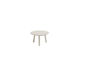 Taste by 4 Seasons Outdoor Salute ronde salontafel linen met keramisch tafelblad oyster 60 cm Ø (H 3