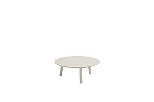 Taste by 4 Seasons Outdoor Salute ronde salontafel linen met keramisch tafelblad oyster 80 cm Ø (H 3