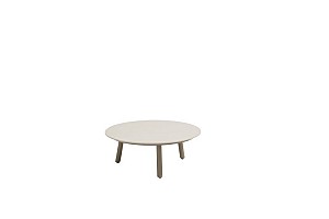Salute ronde salontafel mocca met keramisch tafelblad oyster 80 cm Ø (H 30) | Taste 4SO