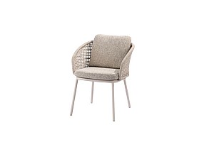 Taste by 4 Seasons Outdoor Wave dining stoel linen incl. 2 kussens