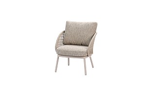 Taste by 4 Seasons Outdoor Wave low dining stoel linen incl. 2 kussens